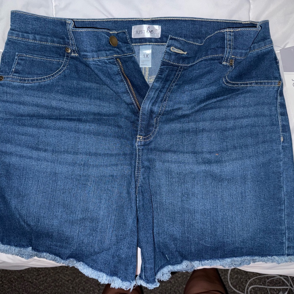 Just Me Blue Jean Shorts